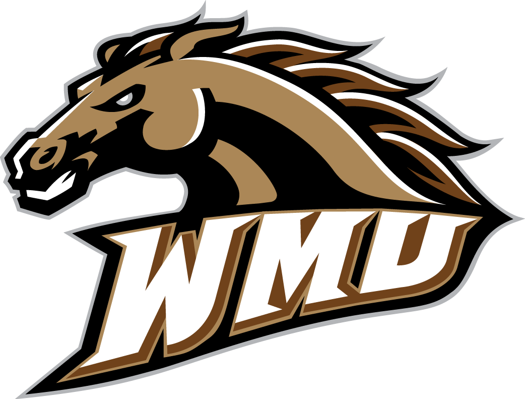 Western Michigan Broncos 1998-2015 Secondary Logo vinyl decal